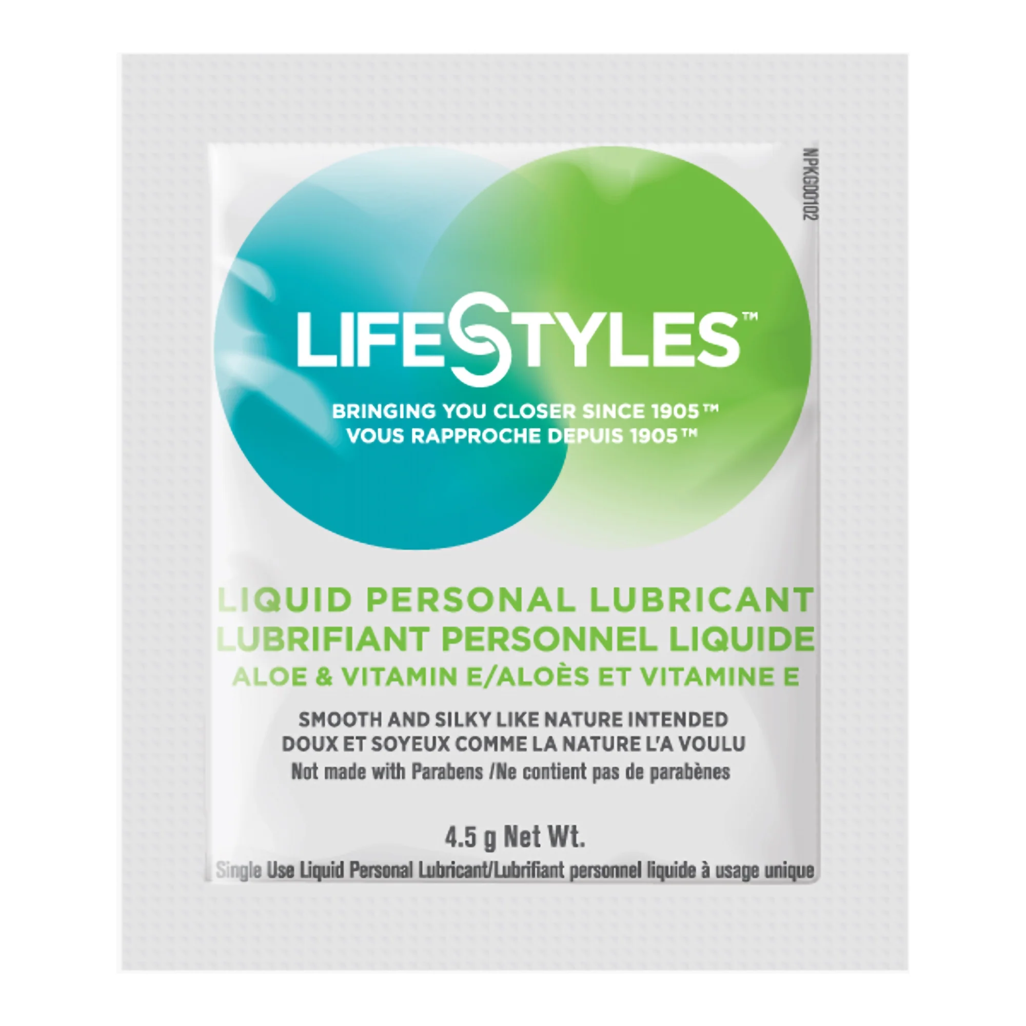 LifeStyles Personal Lube Packet 4.5 g - 1,000ct