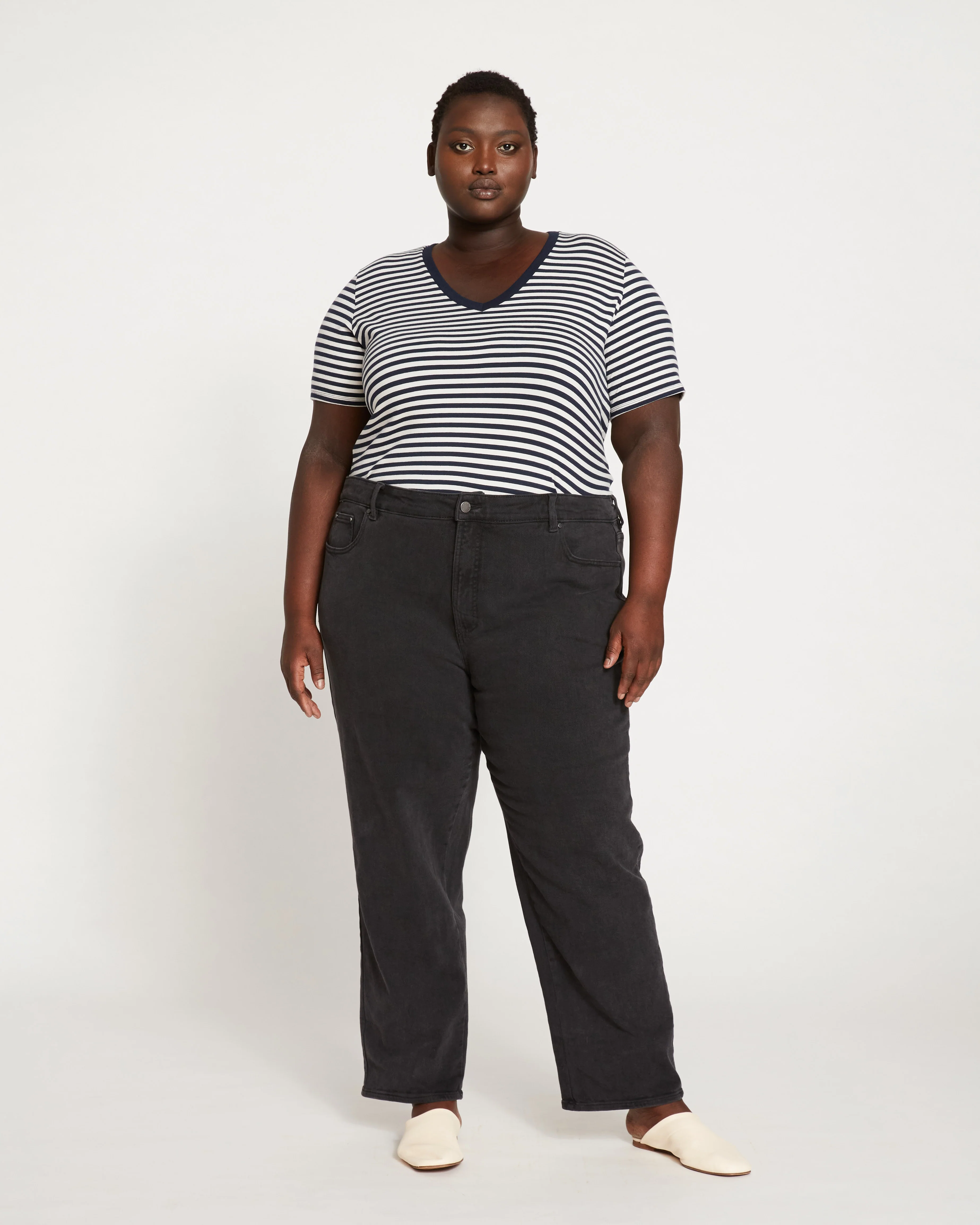 Etta High Waist Ankle Straight Leg Jeans