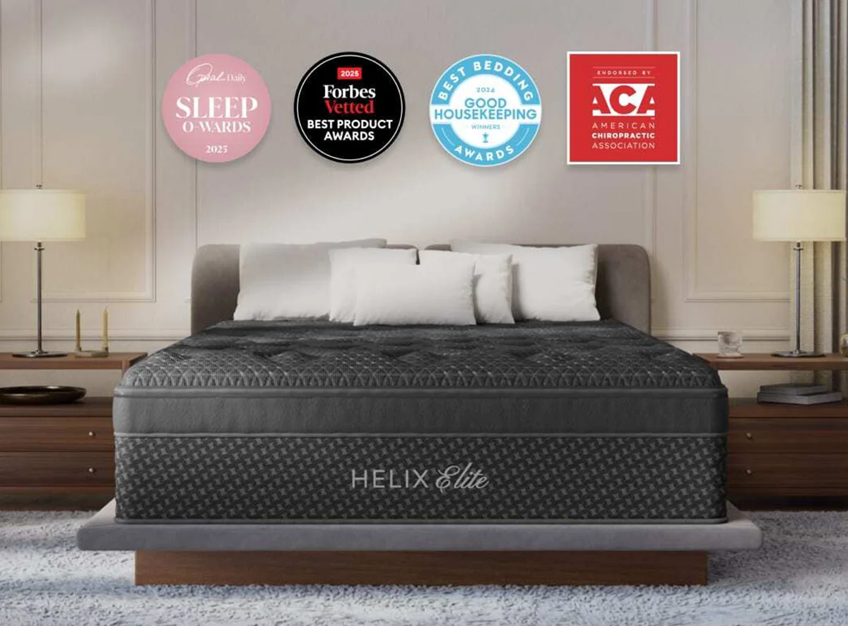 Helix Midnight Elite Medium Hybrid Mattress