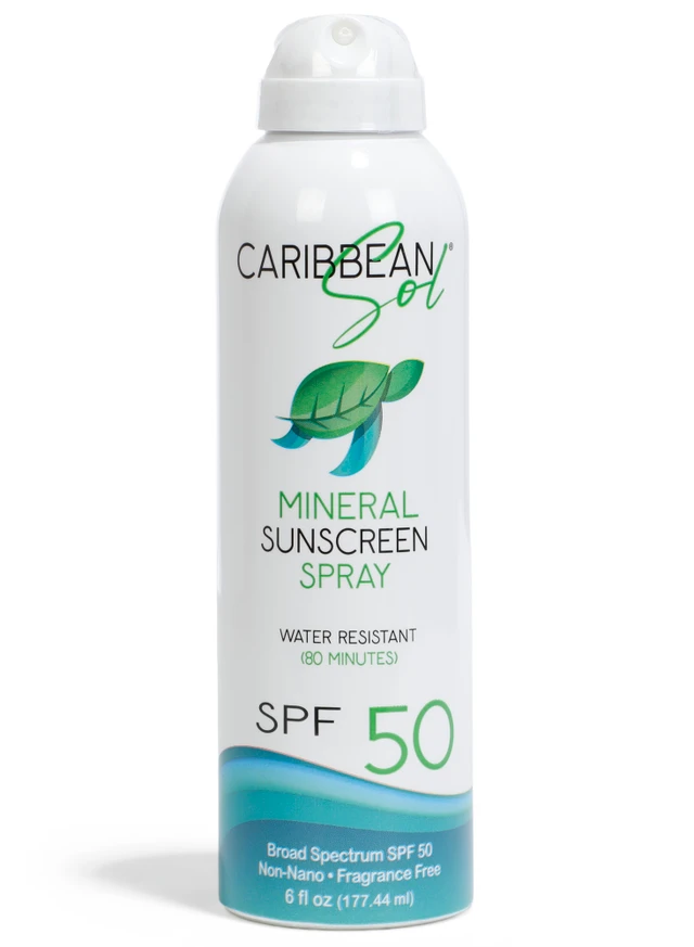 Caribbean Sol Natural Sunscreen Spray SPF 50