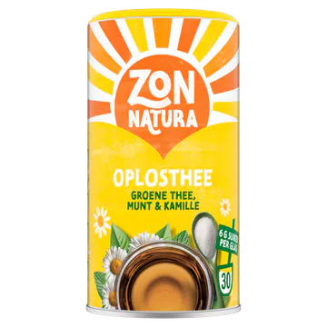 Zonnatura Groene oplosthee pepermunt/kamille 200 gram